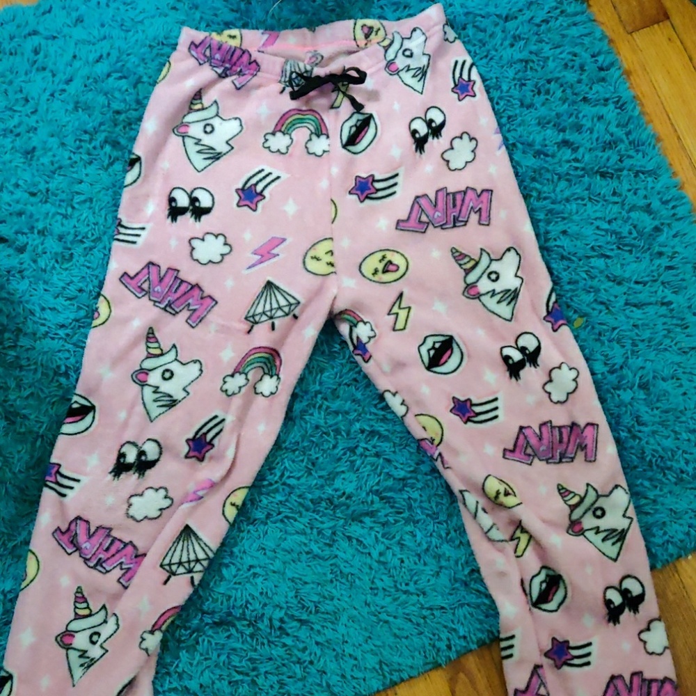 Fluffy pajama pants
